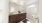 a bathroom with a large mirror